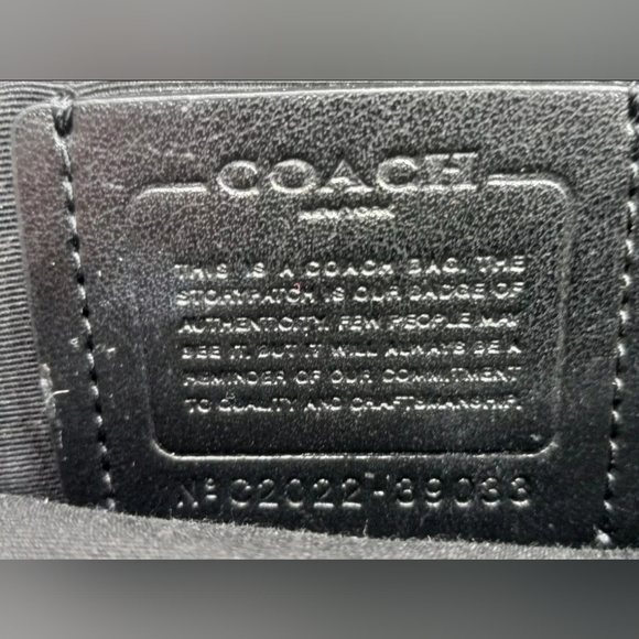 Coach Zebra Animal Print Black & White Mini Charlie Leather Backpack - Picture 6 of 6